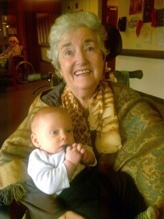 Marion with her great grandson