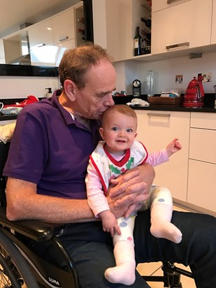 A special moment between Grandpa and Charlotte xx