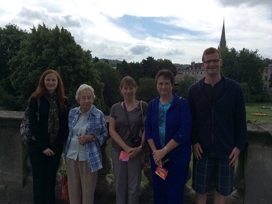 Visiting from Canada in 2014, we had a lovely visit with Aunty Margaret and Sarah