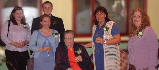 Phyl, Mandy, Fis, Pam, Rhian, Rob - Stephen's Wedding