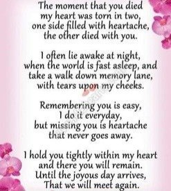 Love you always and forever mum. 💜💜💜