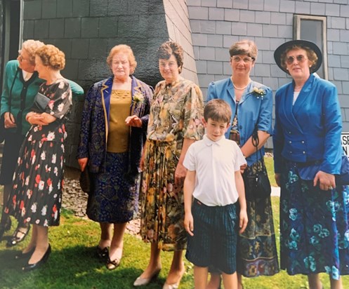 Gobnait,Jo Barry,Peg, Ann Cronin,Marie & David Walshe & Kathleen