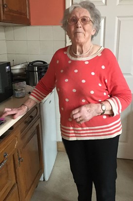 Mum at home in the kitchen