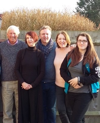 In the UK 2016 (Ken, Wendy, nephew Steve, his wife Trish and daughter Becky