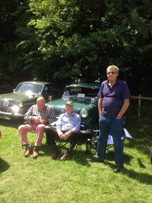 Steve having a chill out day at Tatton parks classic car event.