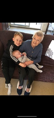 Nan and her 2 of great grandchildren xx