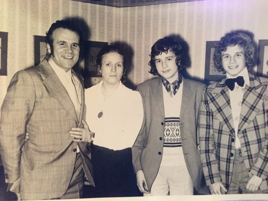 Nan, Grandad, Ken and Stuart