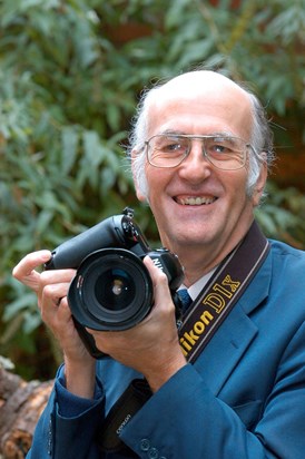 Tom Gregory's portrait of David Smith marking his 40th anniversary as a photographer with the Salisbury Journal and the Salisbury Times