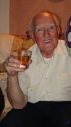 Harry celebrating his 80th birthday. He loved a whiskey!