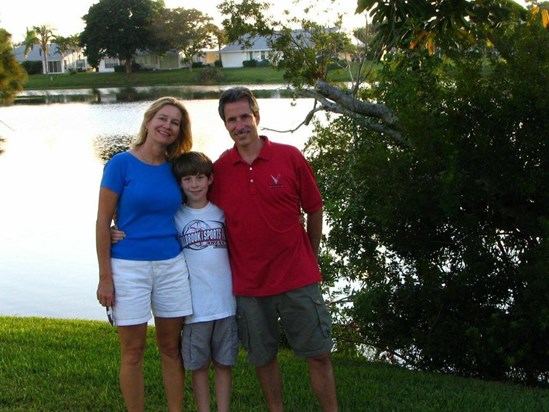 Steve, Susan and Nate in Florida