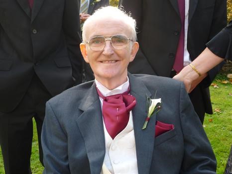 Tony at his son Andrew's wedding in October 2009
