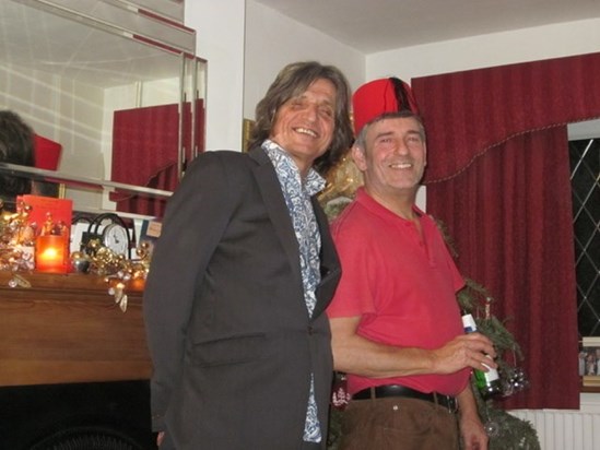Tom bought me a fez for Christmas 