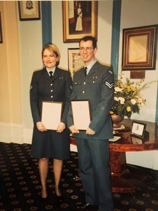 AOC Commendation for charity work. June 2001