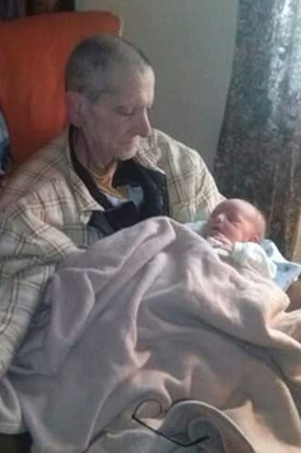 grandpa and baby