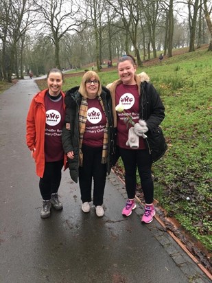 Memory walk - Alan’s wife Margaret and daughters Anne-Marie and Helen