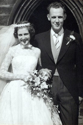 Andrew and Barbara's Wedding in 1956