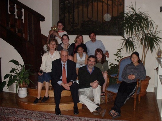 With Manso's and Maloney's at the Consul General's residence in Marseille, 2002