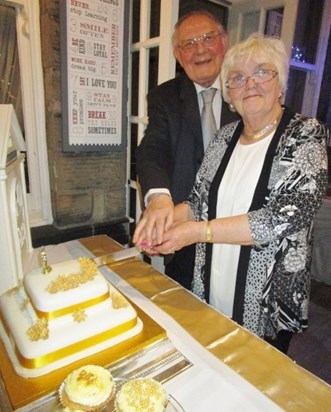 George & Christine celebrate their Golden Wedding Anniversary