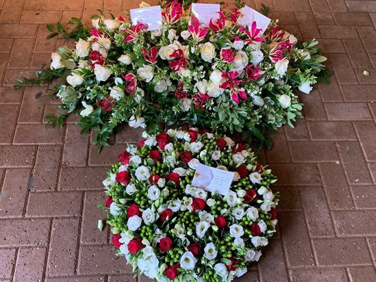 Floral tributes for Marcus Yeo