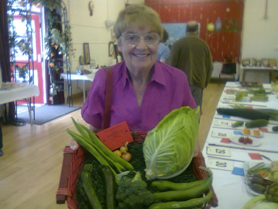 Theddlethorpe Flower Show first prize!