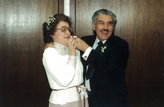 Mom and Al's Wedding Day