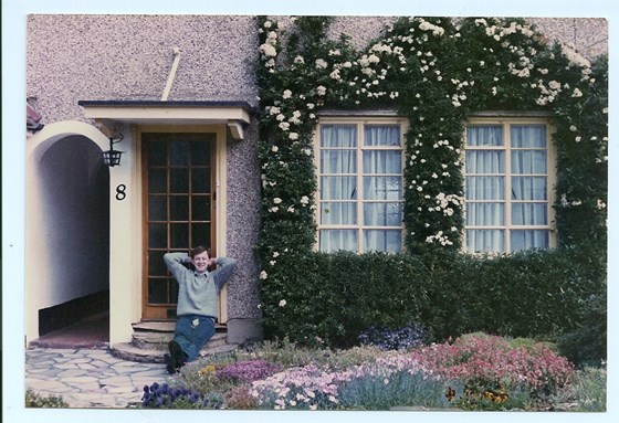 Phil at 8 Dawson Road 1984