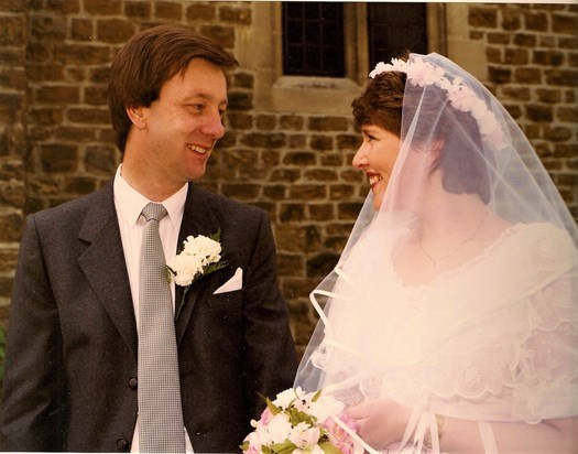 15th June 1984 - Our wedding day 💖