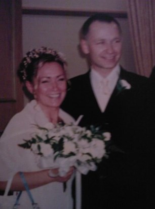 Mum and Jim on wedding day x