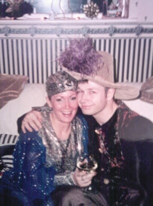 Mum and Jim at fancy dress for the millennium haha!