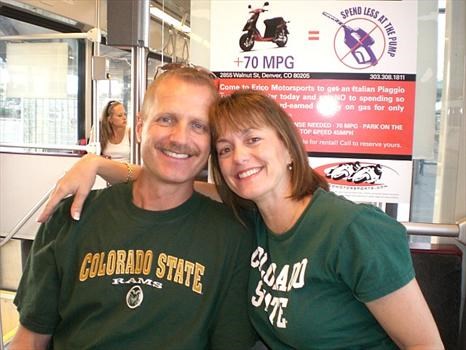On the way to yet another CSU game!