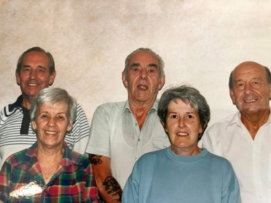 Dad, Stan, Ron, Sylvia and Barbara 