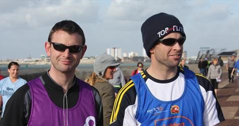 Andrew and Michael at the great south run 09