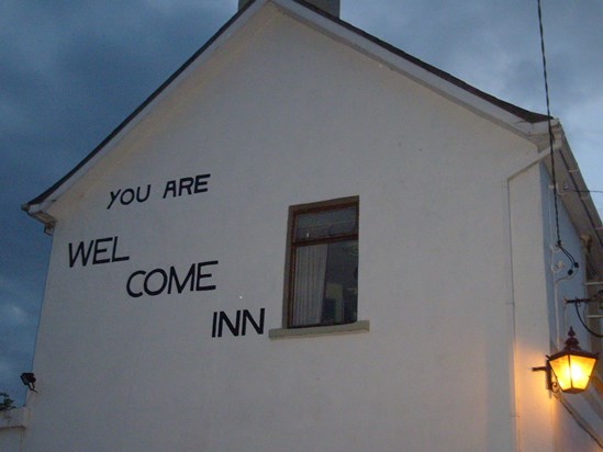 The welcome inn where many happy times were shared with friends