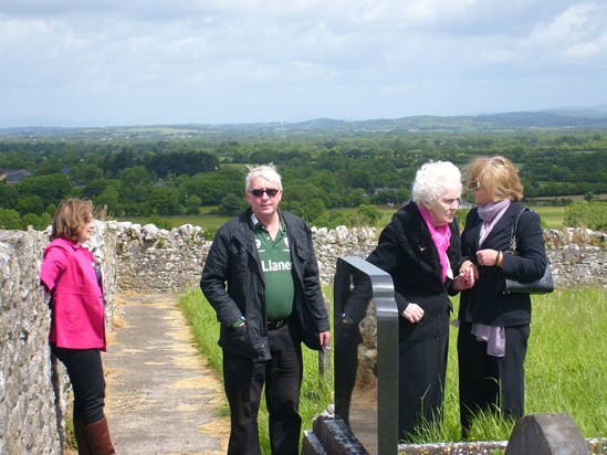 Visiting The Hill of Knocklong where Dad's ashes are scattered. 2009