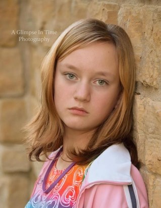 Wayne's daughter, Aimee Breanna, summer of 2012, age 11