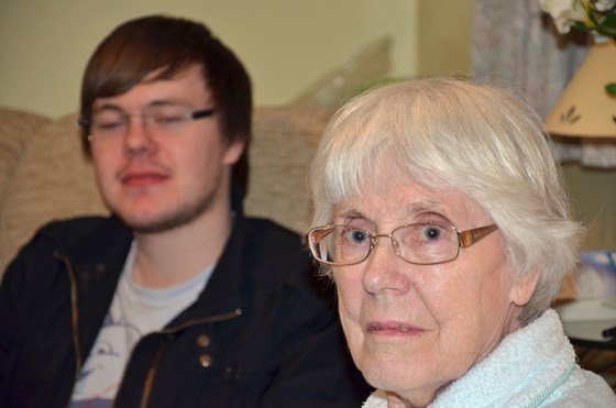 Mum with James 09.03.2012