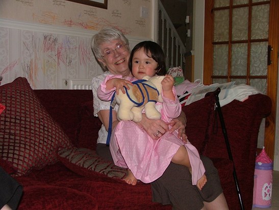 Mum with Charlotte 24.03.2008
