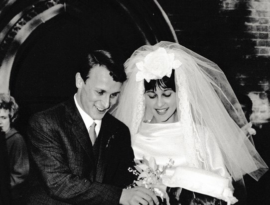 Papa and Nanny on their wedding day 