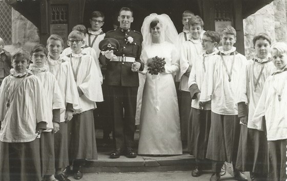Brenda & Robert's Wedding Day - 10th August 1968