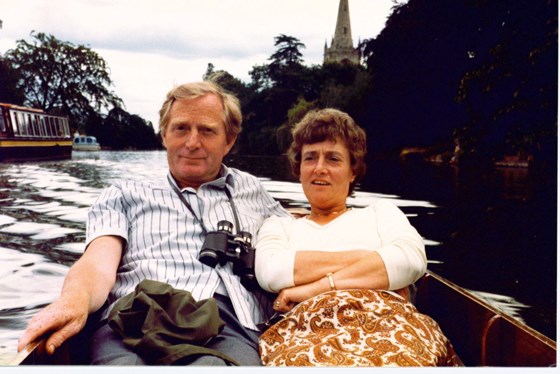 Mum and dad in Stratford-upon-Avon