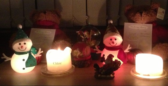 mum and dads special table for jodie and chloe at christmas xx 2012love and miss you both so  <3 <3 