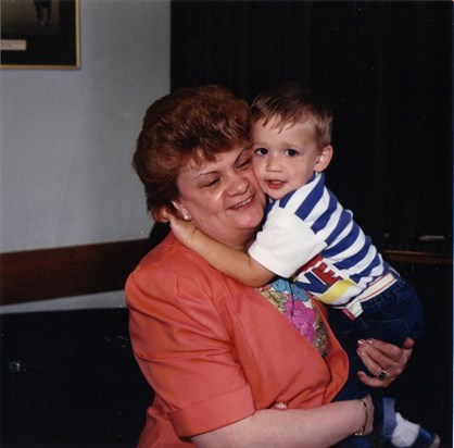ANDY WITH HIS BELOVED GRAN
