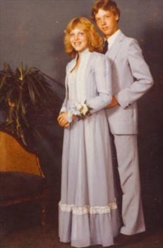 Rick and Steph @ Prom in Jr. High