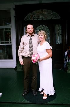 Todd and I at my wedding in Sept 2006