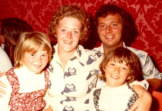 Michelle, Ann, Dennis & Sarah (holiday in Cornwall)
