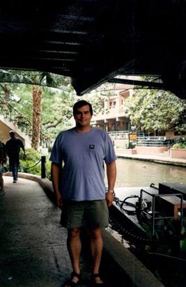 Mike at the San Antonio River Walk
