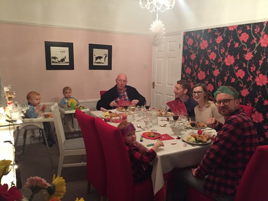 Pre Christmas dinner in December 2017