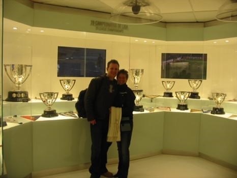 Me & Sam in the trophy room
