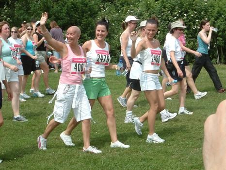 Sam Carly and Jodie race for life 2006