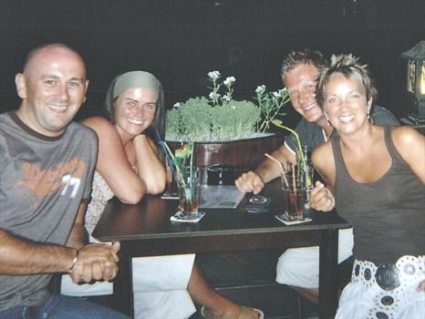 Us with Andy & Claire in Turkey